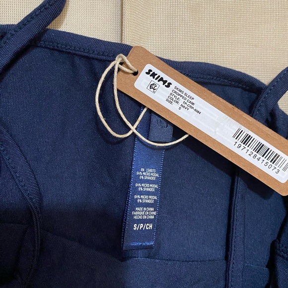 SKIMS 2 Piece Sleep Cami Tank/Lounge Pants Bundle Set Small NWT - Picture 3 of 12